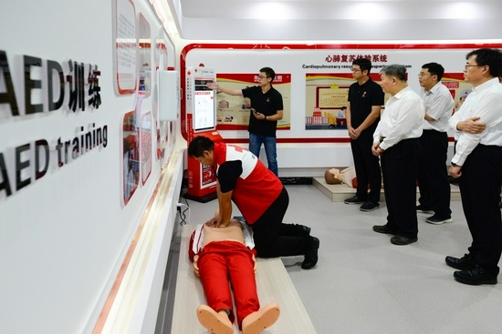 应急救护一体机2.0版本在宁夏应急救护培训基地正式亮相